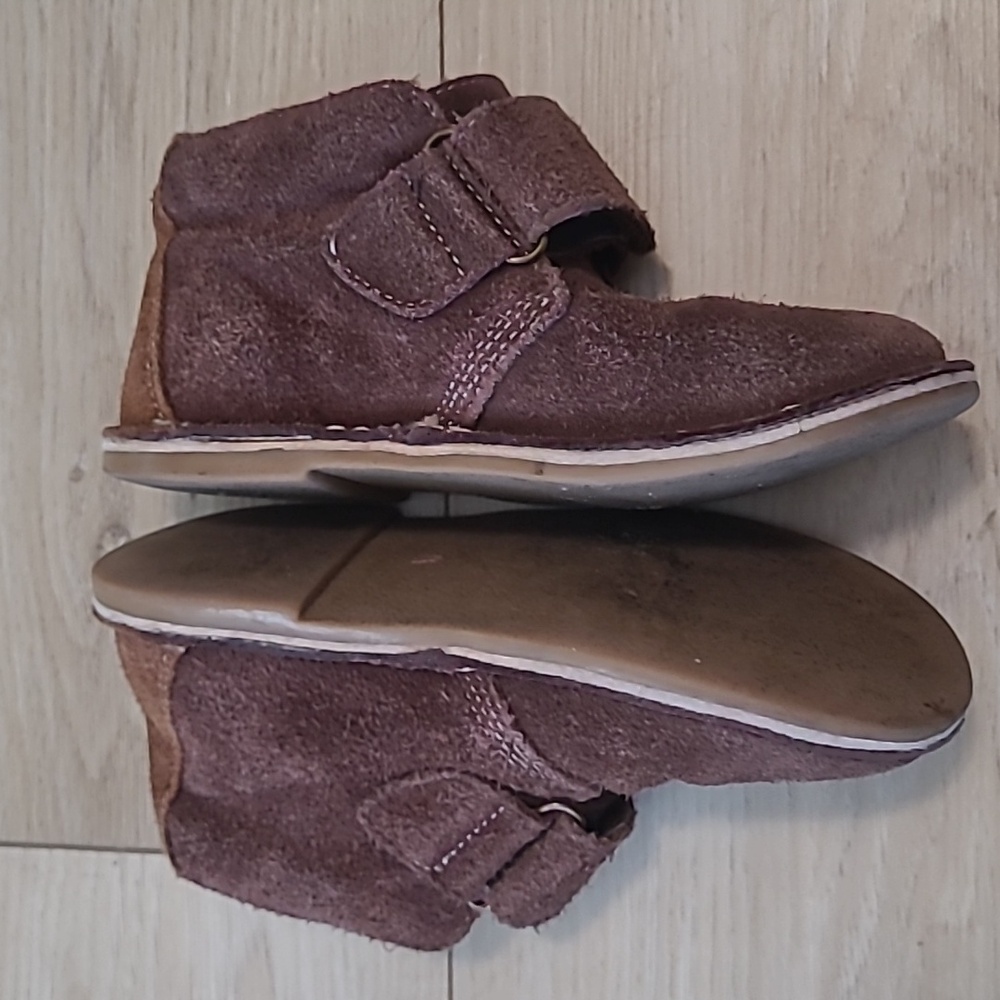 L'Amour Brown Suede Kids Boots Size 10 - Picture 2 of 9
